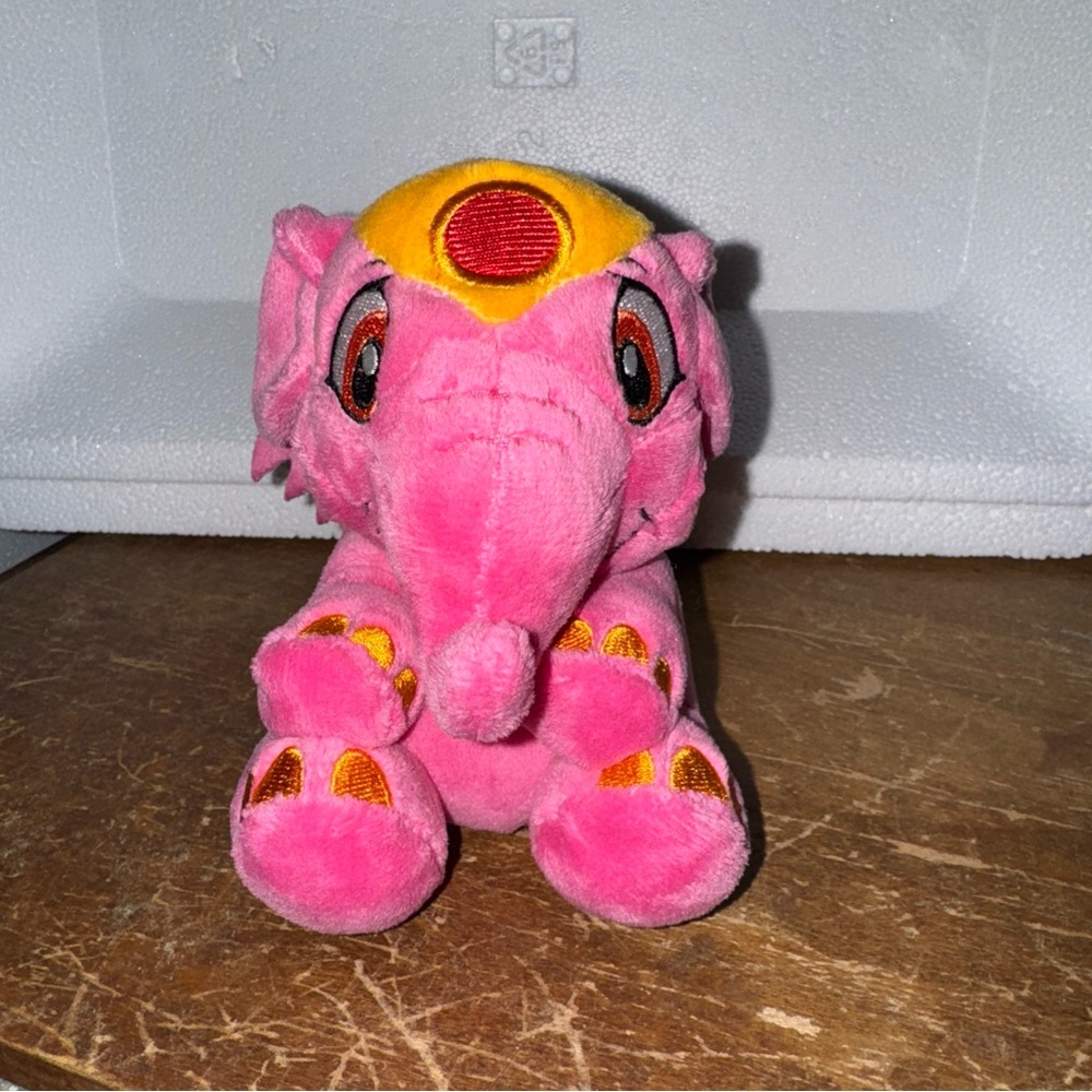 Neopets Pink Elephant Plush Toy